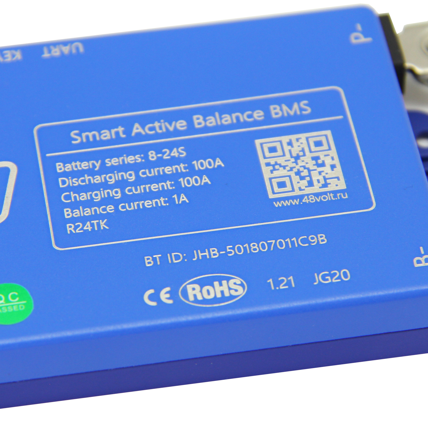 Smart BMS 8-24s 100A с активной балансировкой 1A